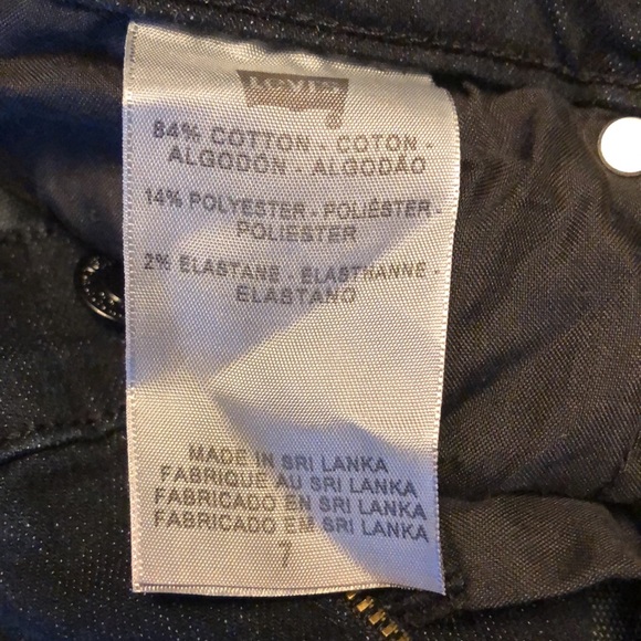 EUC Levi’s Denim Jean/Legging - Size 7 - Picture 6 of 6